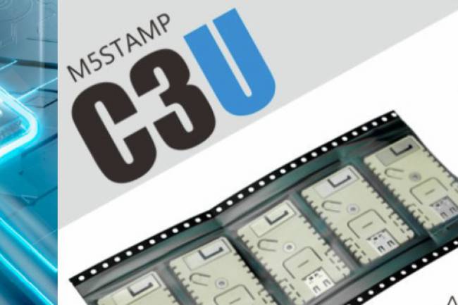 ESP32-C3 Based M5Stamp C3U Released