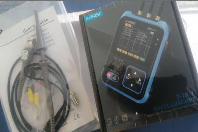 DSO-TC3 Handheld Digital Oscilloscope-Function Signal Generator-Transistor Tester- Box Opening