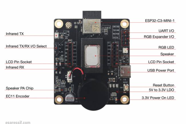 ESP32-C3-LCD Kit User Manual Published