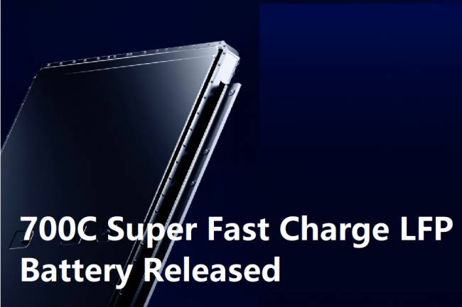 700C Super Fast Charging LFP Battery Announced