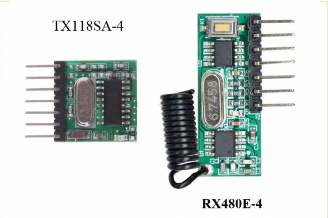 433 MHz 4-Channel Wireless Transceiver