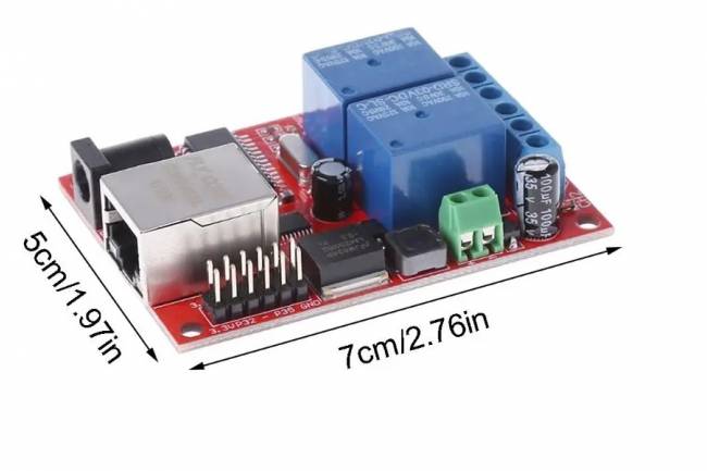 LAN Ethernet 2 Way Relay Control Module - Delay Switch and TCP/UDP Controller