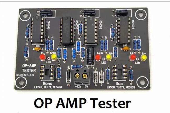 Operational Amplifier (OP AMP) Tester