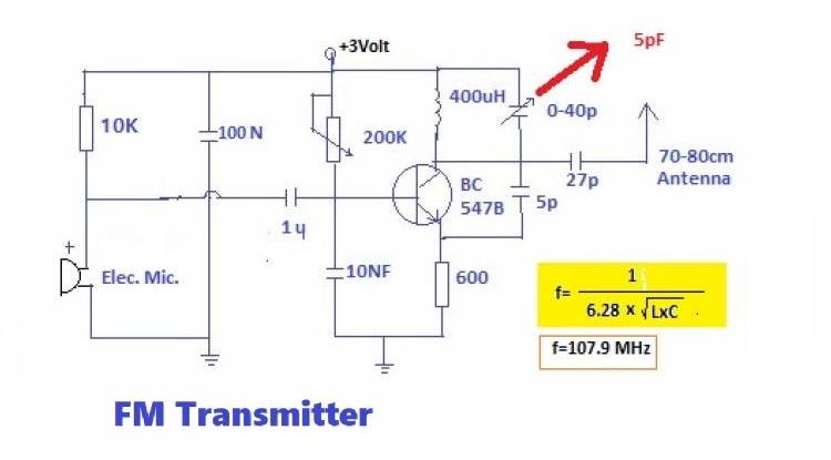 FM transmitter circuit