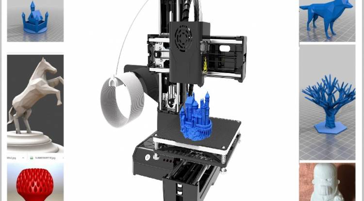 K9 mini 3D printer printed products