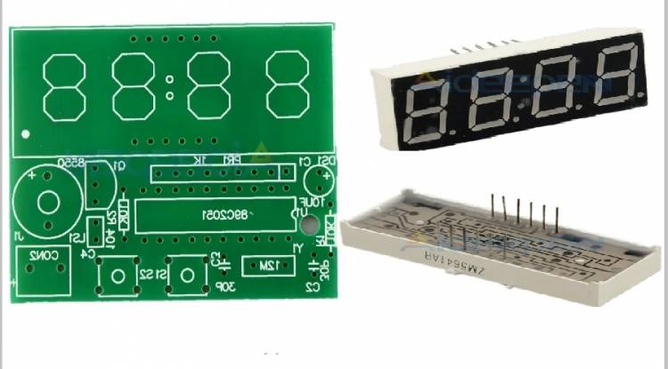 digital clock PCB