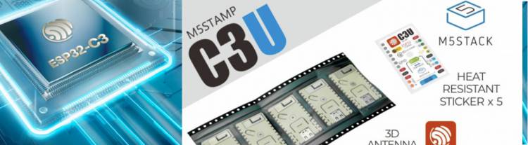 ESP32-C3 Based M5Stamp C3U Released