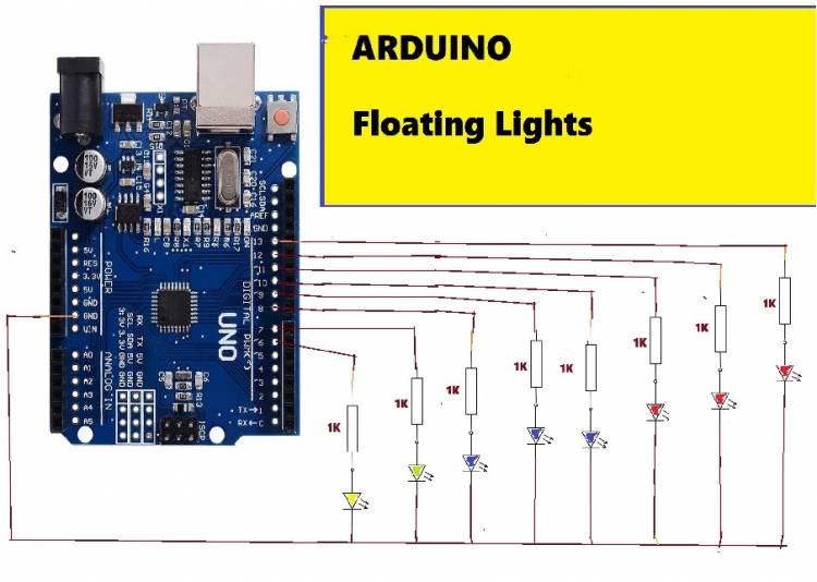 Floating Lights with Arduino