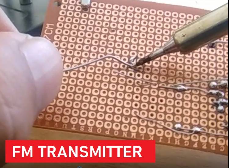 Single Transistor FM Transmitter Circuit