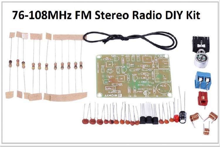 76-108MHz FM Stereo Radio DIY Kit