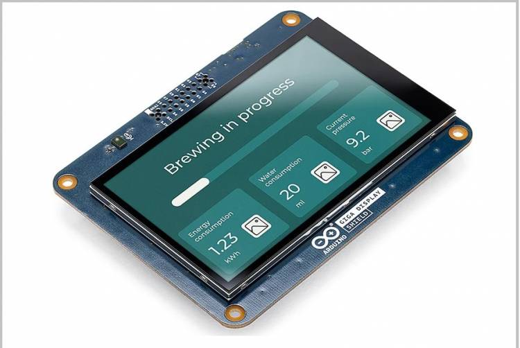 Arduino GIGA Display Shield Satışa Sunuldu