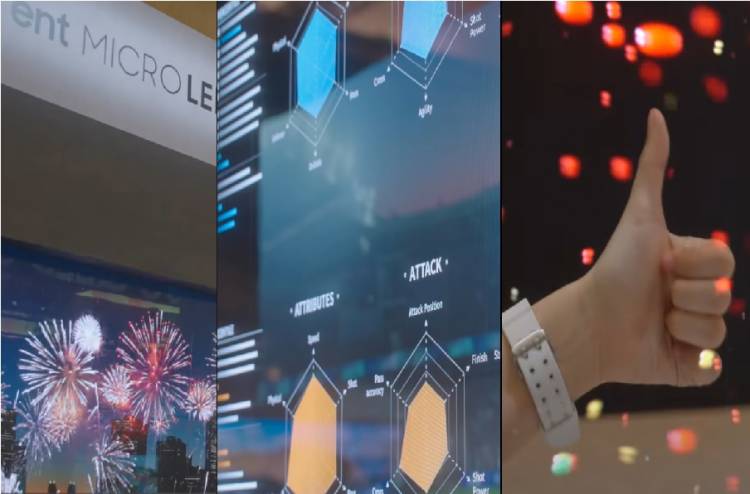 Samsung Introduced the World's First Transparent MicroLED Display at CES 2024